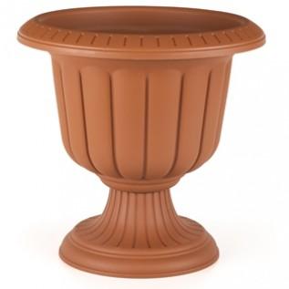 Вазон Нергиза на ножке 47л  антрацит в интернет гипермаркете «Планета Лета». Фото