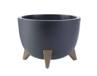 Кашпо "Грация" (4,5л) Цв. Антрацит (Арт. КШ-4190) в интернет гипермаркете «Планета Лета». Фото