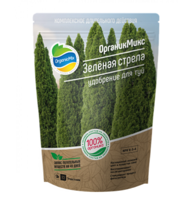 Удобрение для туй Зеленая стрела 850 г в интернет гипермаркете «Планета Лета». Фото