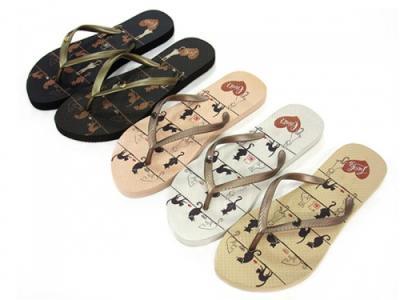 Пантолеты женские пляжные 3367 W-PE в интернет гипермаркете «Планета Лета». Фото