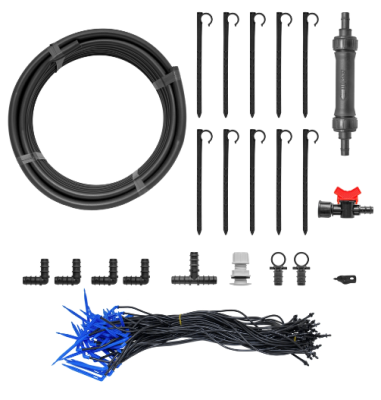 Система капельного полива на 60 растений от ёмкости (трубчатая) в интернет гипермаркете «Планета Лета». Фото