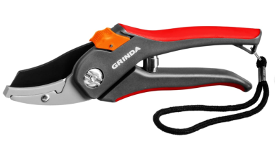 G-28 Секатор с двухкомпонентными рукоятками, контактный, 205 мм, GRINDA в интернет гипермаркете «Планета Лета». Фото