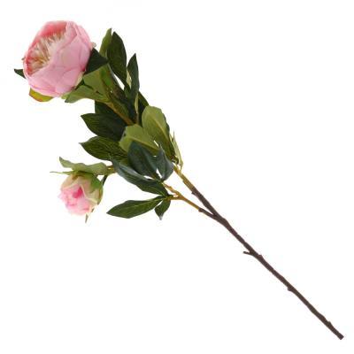 Цветок искусственный Пион розовый 95 см 749013 в интернет гипермаркете «Планета Лета». Фото