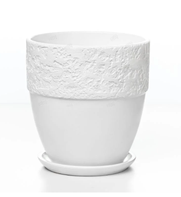 Горшок Пломбир готика борт d15, h15см, 1,7л в интернет гипермаркете «Планета Лета». Фото