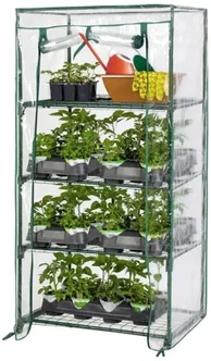 Парник Маргарита на подоконник 4 полки 460х240х1050 мм в интернет гипермаркете «Планета Лета». Фото