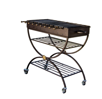Мангал "Эстет" на колесах в интернет гипермаркете «Планета Лета». Фото