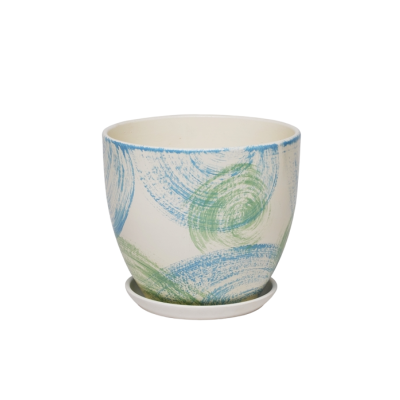 Горшок Бонди высокий овал d18, h16см, 2,5л в интернет гипермаркете «Планета Лета». Фото