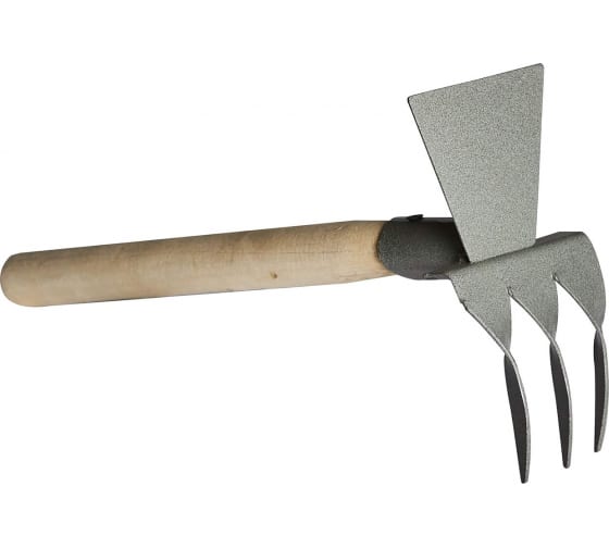 Рыхлитель комбинированный штампованый с деревянной ручкой (ШДР) в интернет гипермаркете «Планета Лета». Фото