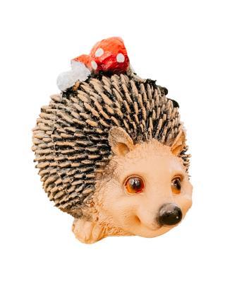 Фигура Еж с грибами H-23см в интернет гипермаркете «Планета Лета». Фото