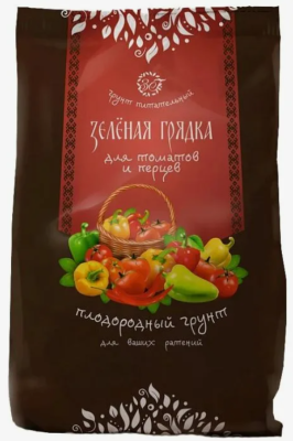 Грунт Зеленая грядка Для томатов и перцев 10л в интернет гипермаркете «Планета Лета». Фото