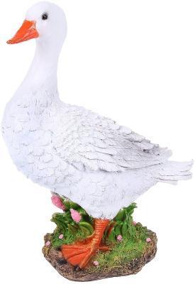 Фигура Утка на цветочках Н-39см в интернет гипермаркете «Планета Лета». Фото