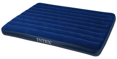 Кровать надувная Queen Downy Bed с ножным насосом INTEX 152х203х22 64763  в интернет гипермаркете «Планета Лета». Фото Кровать надувная Queen Downy Bed с ножным насосом INTEX 152х203х22 64763 в интернет гипермаркете «Планета Лета». Фото