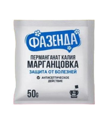 Перманганат калия (марганцовка) 50 г в интернет гипермаркете «Планета Лета». Фото
