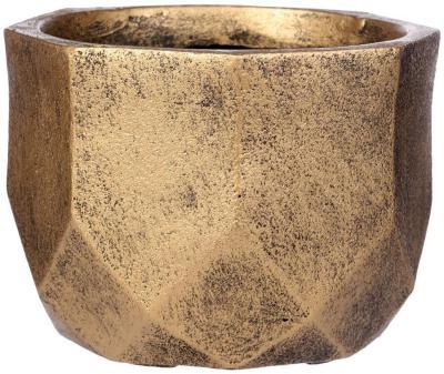 Кашпо IDEALIST Геометри Круглое, файберстоун, золото,D30 H22 cm IDEALIST в интернет гипермаркете «Планета Лета». Фото Кашпо IDEALIST Геометри Круглое, файберстоун, золото,D30 H22 cm в интернет гипермаркете «Планета Лета». Фото