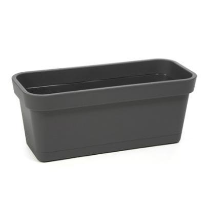 Балконный ящик Lobella, 40*17*16см антрацит 639 в интернет гипермаркете «Планета Лета». Фото