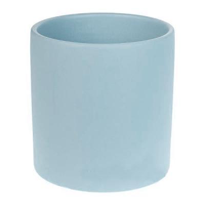 Кашпо "Pury" (керамика) 17x17xH17 см Бирюзовый в интернет гипермаркете «Планета Лета». Фото