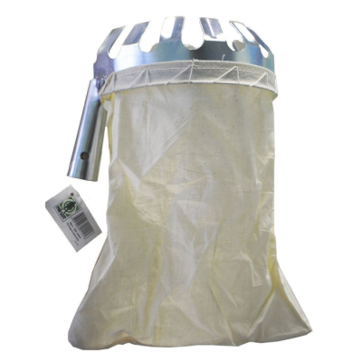 Плодосъемник ГРИН БЭЛТ, диаметр 14 см, сталь, матерчатый мешок 1,5 литра в интернет гипермаркете «Планета Лета». Фото