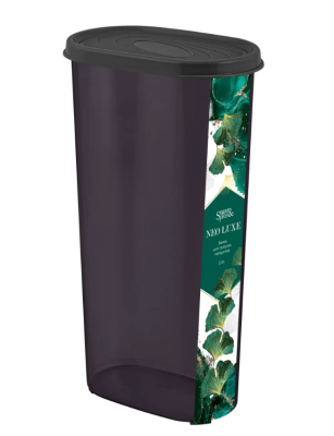 Банка для сыпучих продуктов NEO LUXE 2,4 л дымчатый кварц в интернет гипермаркете «Планета Лета». Фото