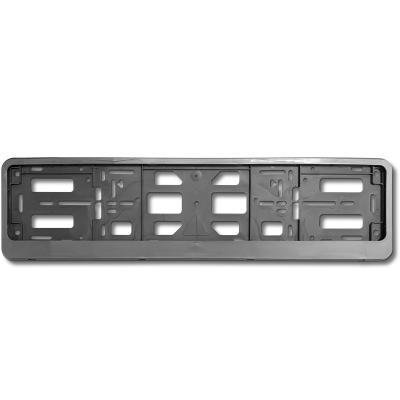 Рамка под номерной знак серебристый металлик RN-16 A07727S в интернет гипермаркете «Планета Лета». Фото