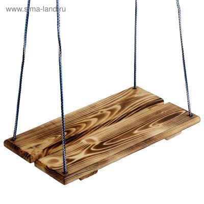 Качели подвесные деревянные, сиденье 40×22см 3590869  в интернет гипермаркете «Планета Лета». Фото Качели подвесные деревянные, сиденье 40×22см 3590869 в интернет гипермаркете «Планета Лета». Фото