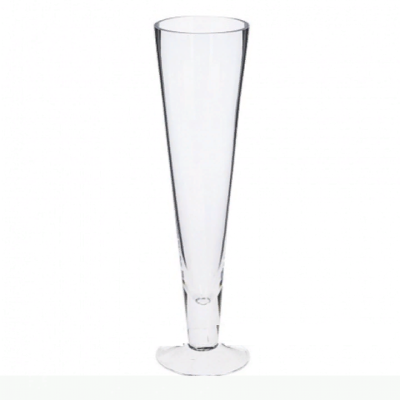 Ваза Конус (стекло) D8,5xH30см в интернет гипермаркете «Планета Лета». Фото