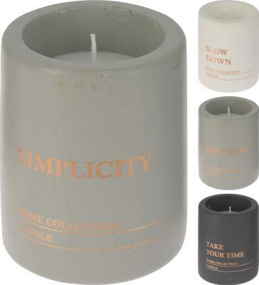 Свеча в чаше 9х9х11 см AAE324230 в интернет гипермаркете «Планета Лета». Фото