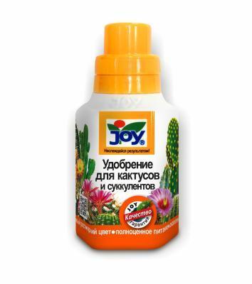 Удобрение JOY жидкое кактусы и суккуленты 250 мл в интернет гипермаркете «Планета Лета». Фото