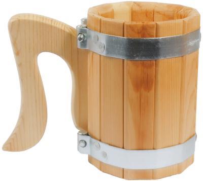 Кружка 1 л кедр ДБ 906292 в интернет гипермаркете «Планета Лета». Фото