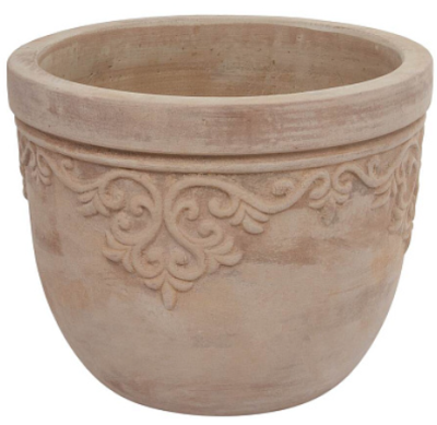 Кашпо Nobilis Marco "D-mterra Lily Round", (терракота), D41хН34 см в интернет гипермаркете «Планета Лета». Фото