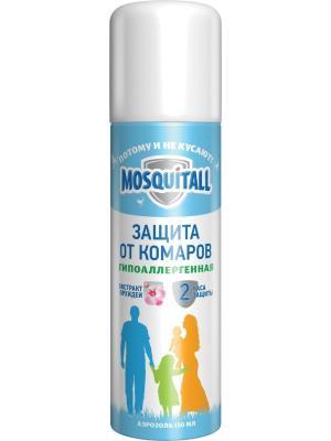 Аэрозоль MOSQUITALL Гипоаллергенная защита от комаров 150 мл в интернет гипермаркете «Планета Лета». Фото