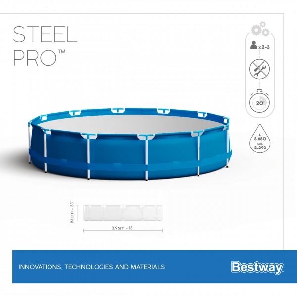 Бассейн каркасный 396 x 84 см +фильтр-насос Bestway 5612E Bestway в интернет гипермаркете «Планета Лета». Фото Бассейн каркасный 396 x 84 см +фильтр-насос Bestway 5612E в интернет гипермаркете «Планета Лета». Фото