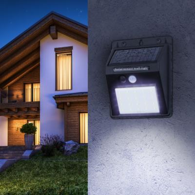 Светильник фасадный с датчиком движения, на солнечной батарее, ЭРА, 20LED, 60 lm в интернет гипермаркете «Планета Лета». Фото
