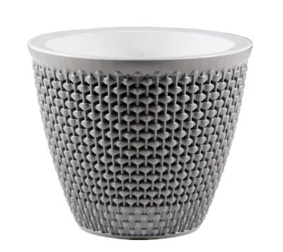 Кашпо "Ротанг" (2,25л.) Цв. Серый (Арт. КШ-0990) в интернет гипермаркете «Планета Лета». Фото