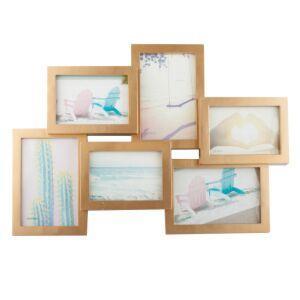 Фоторамка для 6-ти фото 455x315x25 Золото 837500240 в интернет гипермаркете «Планета Лета». Фото