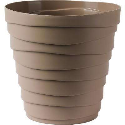 Кашпо "Бархан" (2,25л) Цв. Мокачино (Арт. КШ-4340) в интернет гипермаркете «Планета Лета». Фото