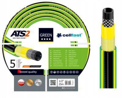 Шланг Cellfast садовый GREEN ATS 1/2" 25 м 5 слоев 15-100 в интернет гипермаркете «Планета Лета». Фото