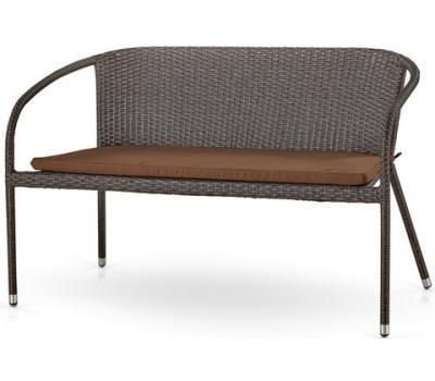 Диван ротанг S139A-W53 Brown/Beige в интернет гипермаркете «Планета Лета». Фото