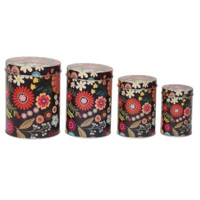 Банка для сыпучих продуктов набор из 4-х шт 748197 в интернет гипермаркете «Планета Лета». Фото