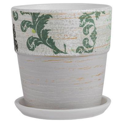 Горшок Рококо конус борт d12 в интернет гипермаркете «Планета Лета». Фото