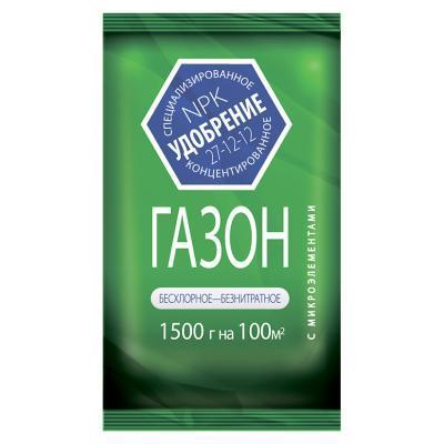Удобрение газонное У ВСЕХ АГРОУСПЕХ весна-лето с микроэлементами, минеральное 1,5кг в интернет гипермаркете «Планета Лета». Фото
