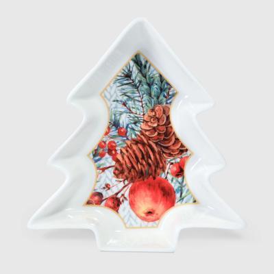 Блюдо сервировочное White Rabbit Сосна елка 17х16х3 см в интернет гипермаркете «Планета Лета». Фото