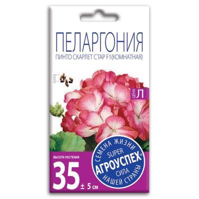 Пеларгония Пинто Скарлет Стар F1 4 шт в интернет гипермаркете «Планета Лета». Фото