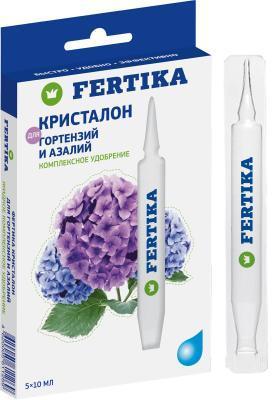 Удобрение Фертика Кристалон для Гортензий и Азалий жидкий, 5*10мл в интернет гипермаркете «Планета Лета». Фото
