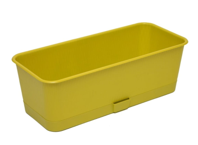 Балконный ящик Прованс 60см; h13см 9,5л фисташка с поддоном в интернет гипермаркете «Планета Лета». Фото