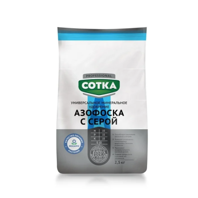 Удобрение Азофоска Сотка с серой 2,5кг в интернет гипермаркете «Планета Лета». Фото