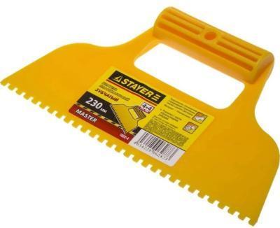 Шпатель STAYER пластм зубч 4х4 мм 230 мм 1022-4 в интернет гипермаркете «Планета Лета». Фото