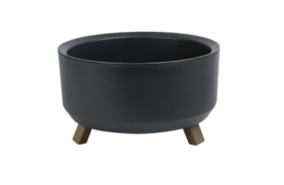 Кашпо "Грация прайм" (0,7л) Цв. Антрацит (Арт. КШ-4310) в интернет гипермаркете «Планета Лета». Фото