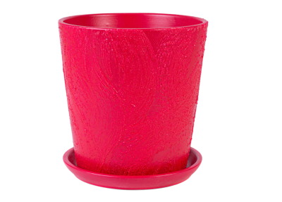 Горшок Лаке конус красный с/п d22, h22,5см, 5,6л в интернет гипермаркете «Планета Лета». Фото