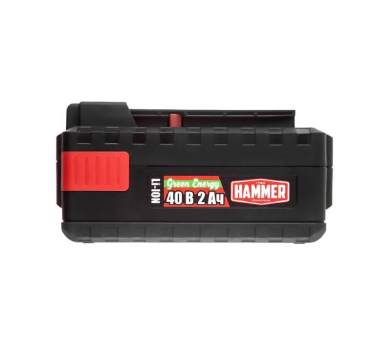 Аккумулятор Hammer AKS42 40В 2Ач Li-Ion для садовой техники HAMMER в интернет гипермаркете «Планета Лета». Фото Аккумулятор Hammer AKS42 40В 2Ач Li-Ion для садовой техники в интернет гипермаркете «Планета Лета». Фото