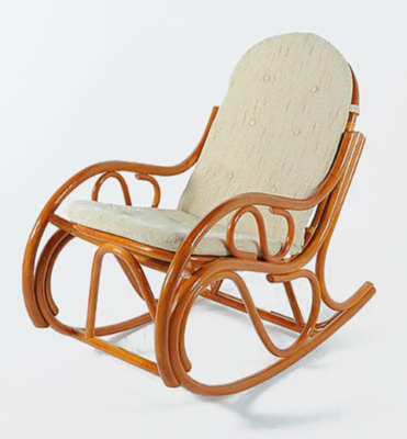 Кресло-качалка  ХОБАРТ, с подушкой в интернет гипермаркете «Планета Лета». Фото